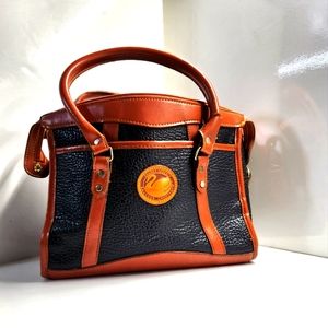 Vintage Dianne Berkeley Black Leather Top Handle Bag